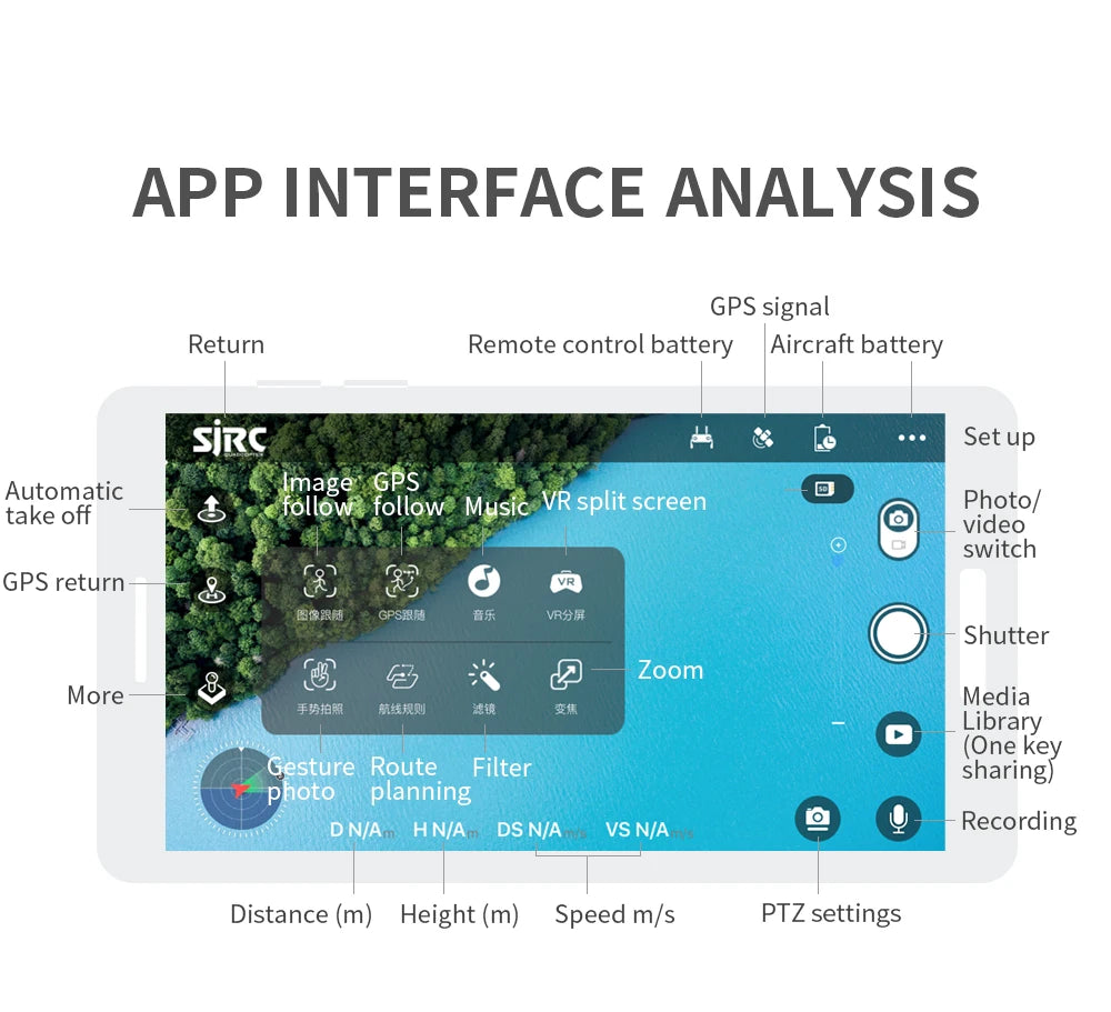 F11S PRO Drone, Artrn Dir 81 Library (One Gesture Route Filter sharing) photo planning