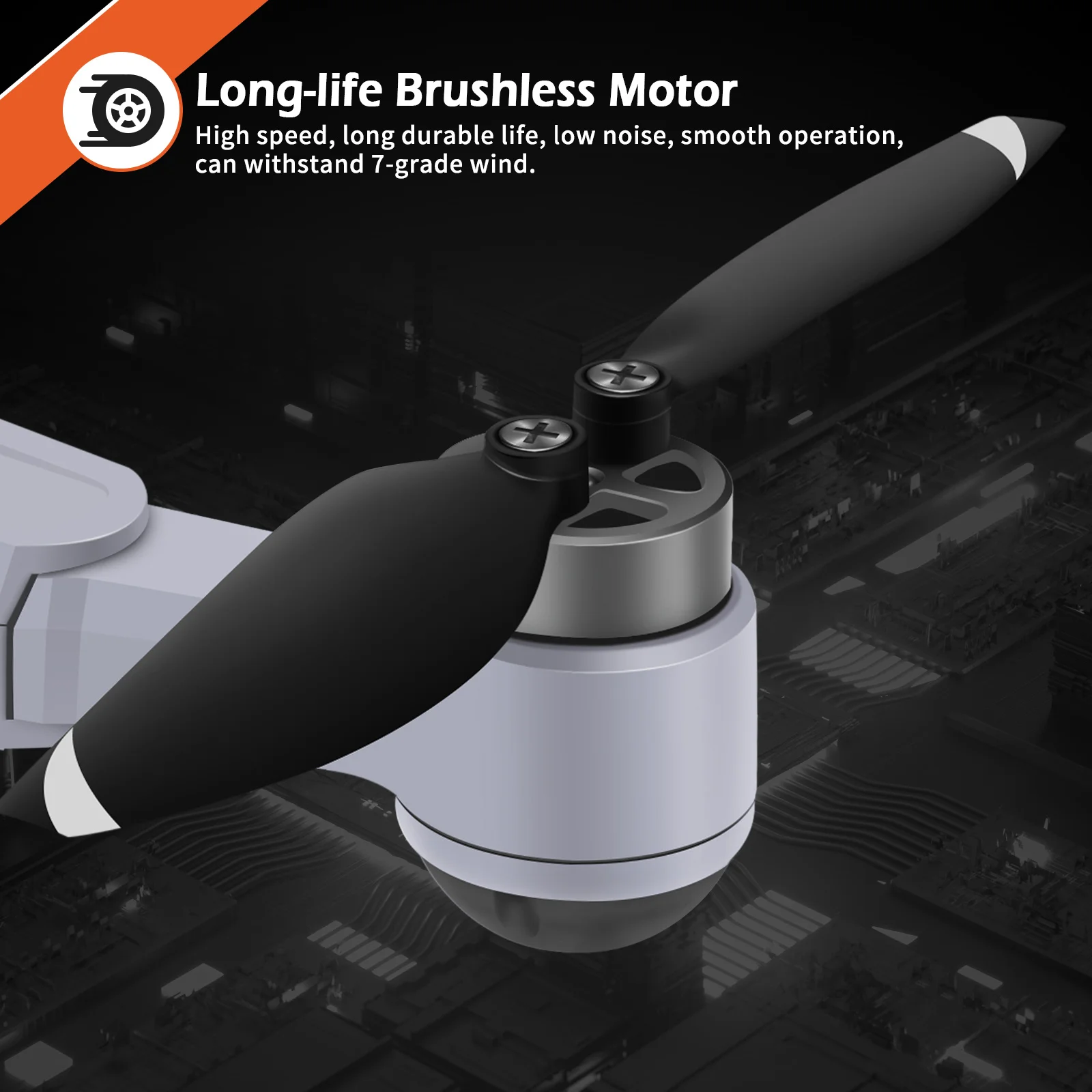 JJRC X16 GPS Drone, long-life Brushless Motor High speed, long durable Iow noise, smooth operation, can