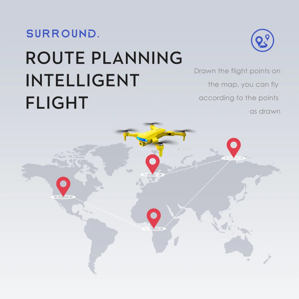 2024 New GPS Drone - 6K HD Camera Professional Aerial Photography Brushless Foldable Quadcopter FPV WIFI RC Distance 2000M Gifts Professional Camera Drone 16 2024 New GPS Drone, SURROUND ROUTE PLANNING Drawn the flight points