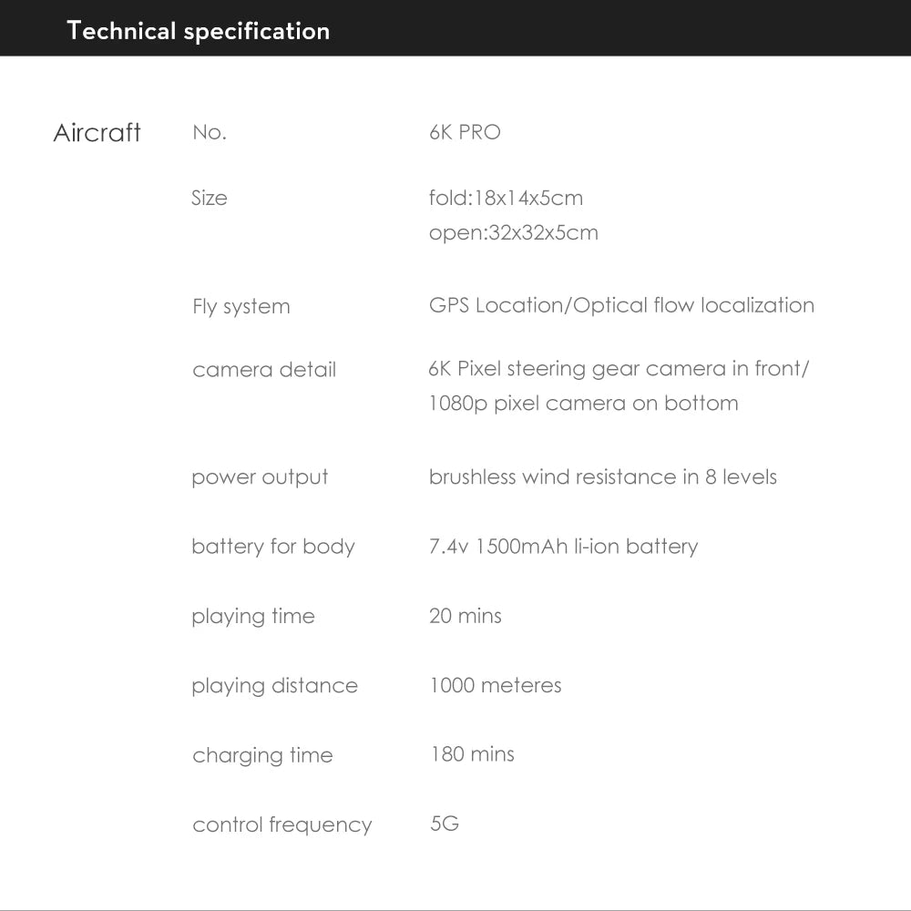 2024 New GPS Drone - 6K HD Camera Professional Aerial Photography Brushless Foldable Quadcopter FPV WIFI RC Distance 2000M Gifts Professional Camera Drone 20 2024 New GPS Drone, 6K PRO Size fold:1 8x1 4xScm open.32x