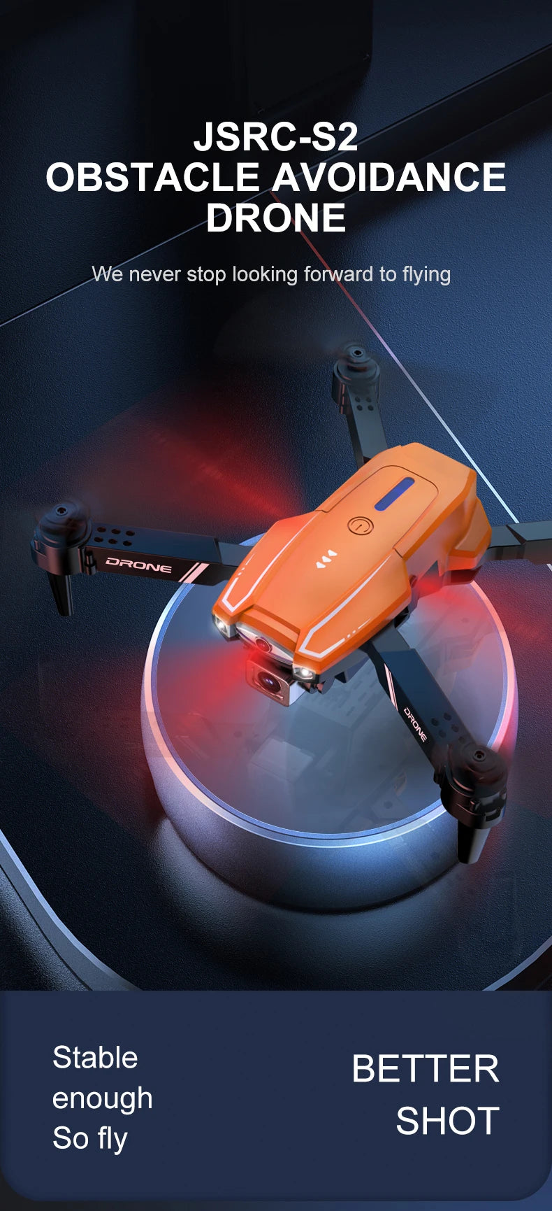 S2 Drone, jsrc-s2 obstacle avoidance drone we never