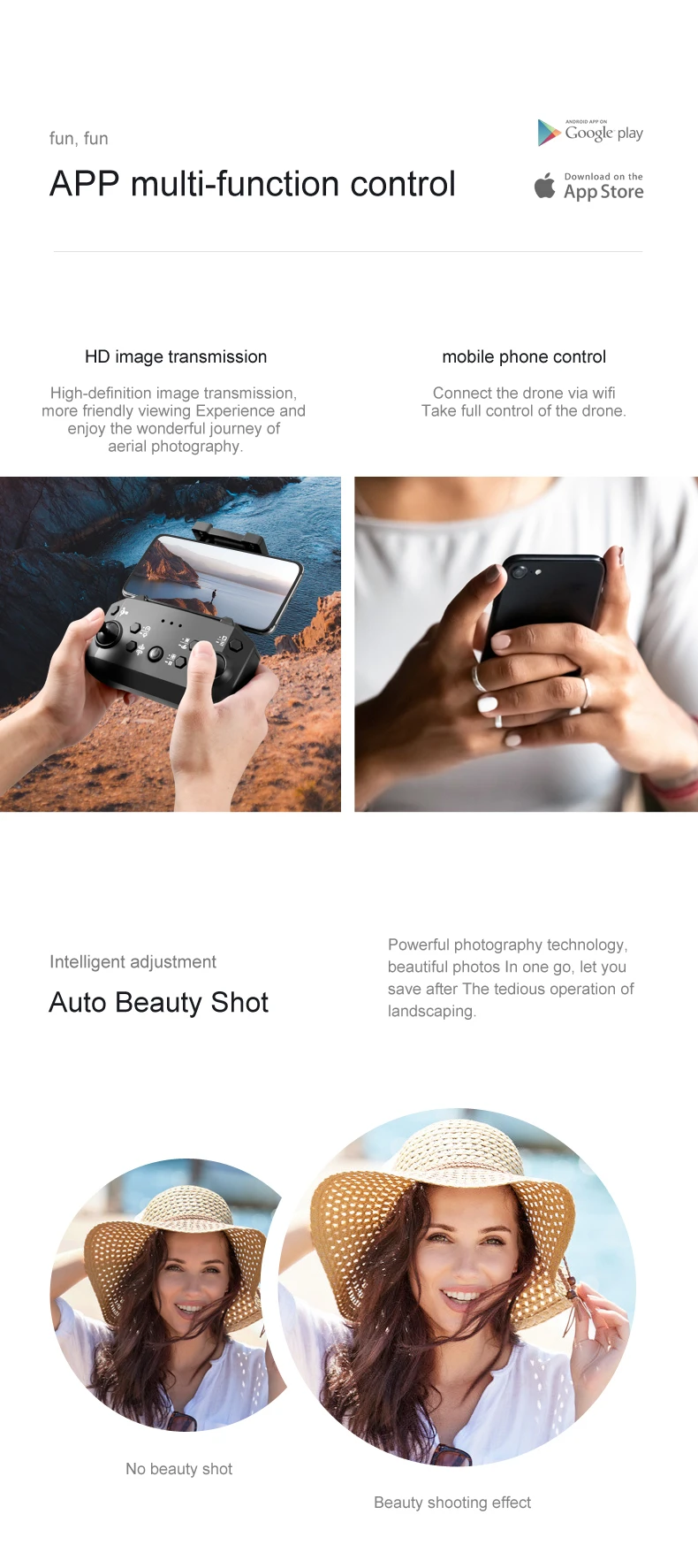 KBDFA Drone, fun google play download on the app multi-function control app store 