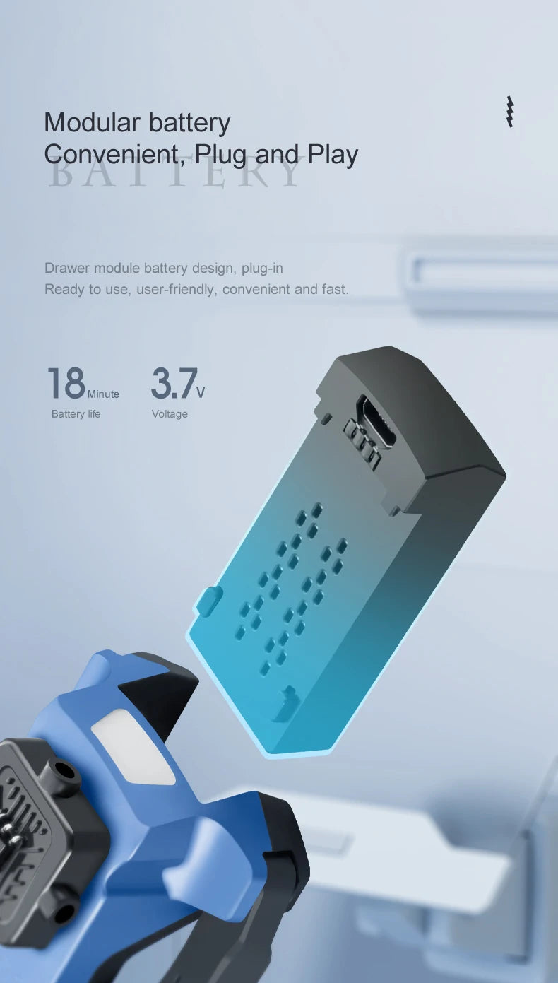 V26 Mini Drone, da drawer module battery convenient, plug-in ready, user-friendly
