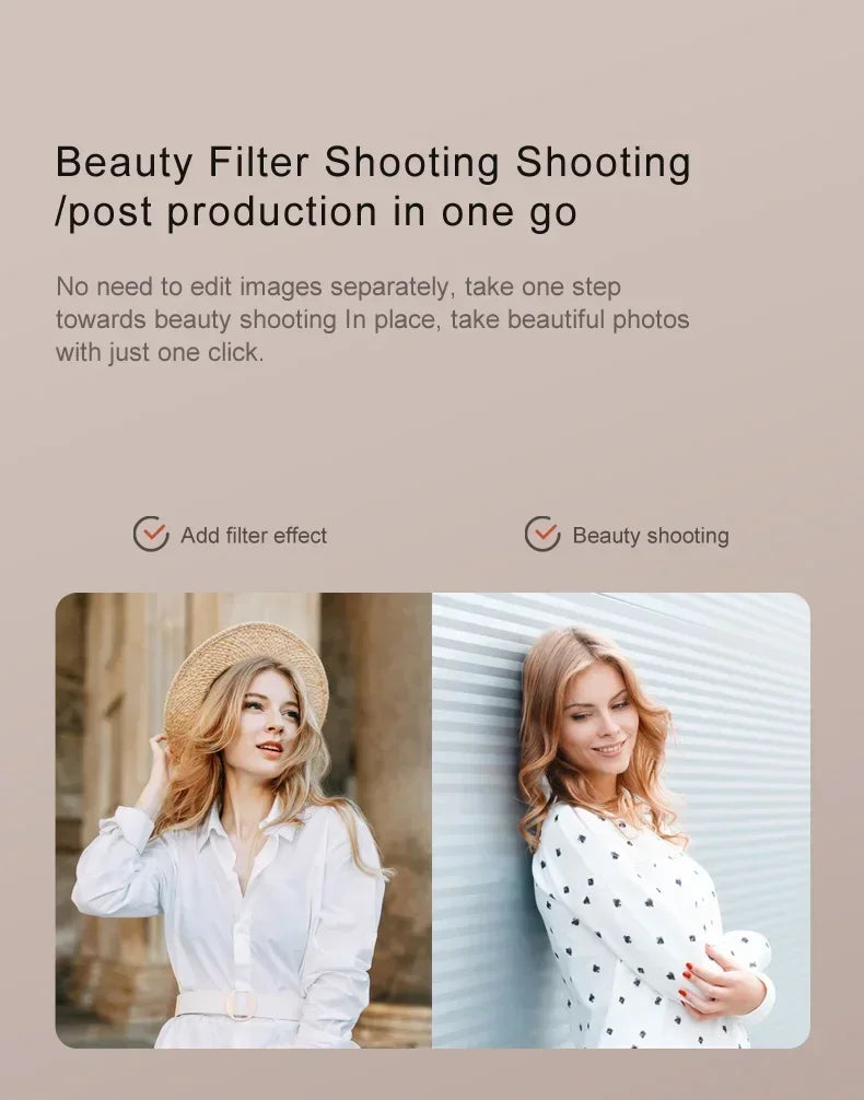 S8 Air  Drone, beauty filter shooting shooting ipost production in one go no need to