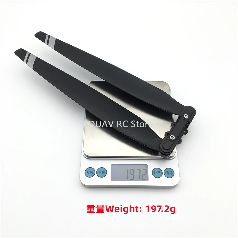 المروحة Hobbywing 3090 - قطعة واحدة أصلية FOC قابلة للطي CW CCW لنظام الطاقة X8 8120 للطائرة الزراعية بدون طيار EFT E616P 16 كجم 21 Hobbywing 3090 propeller, DUAV RC Stor #EWeight: 197.2g Maj GROE