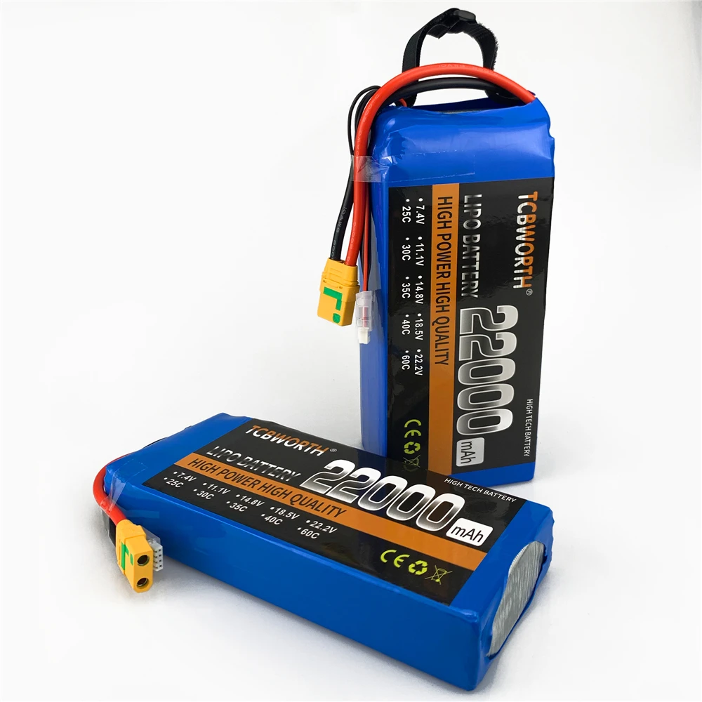 RC بطارية ليبو 6S 22.2V 22000mAh 25C ل RC سيارة طائرة خزان الطائرة بدون طيار لعبة نماذج 6s RC بطاريات 20