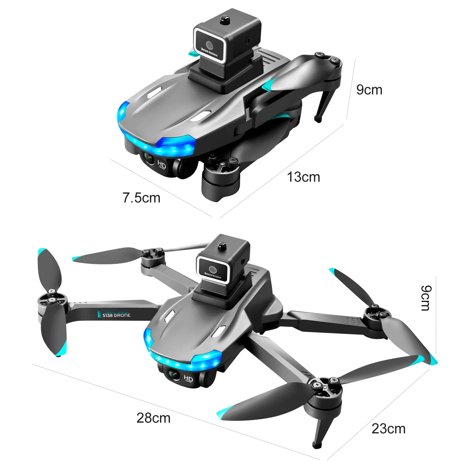 S138 Drone, qj s138 gps 8k professional dual