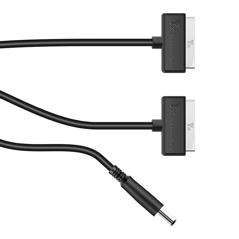 3 in 1 car charger for DJI Phantom 4 series RC drone . can charge 2