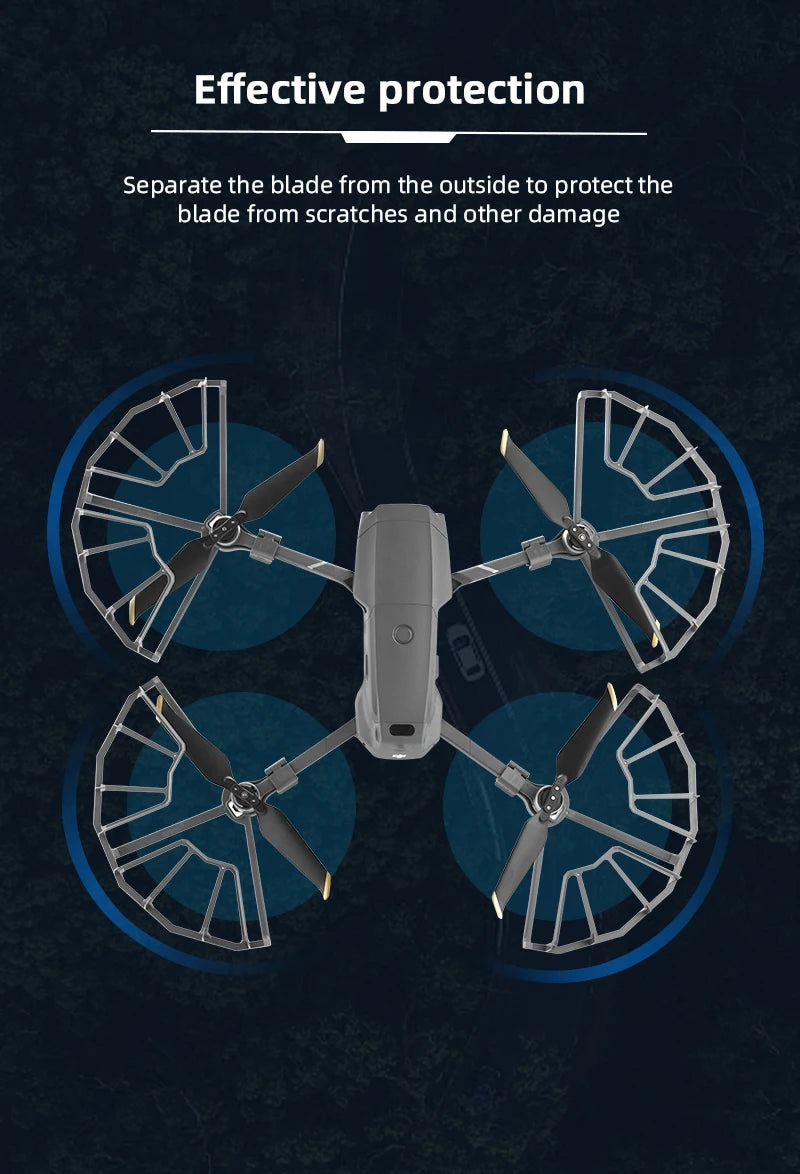 Propeller Guard, Effective blade protection Separate blade from outside to protect blade from scratches and other damage 