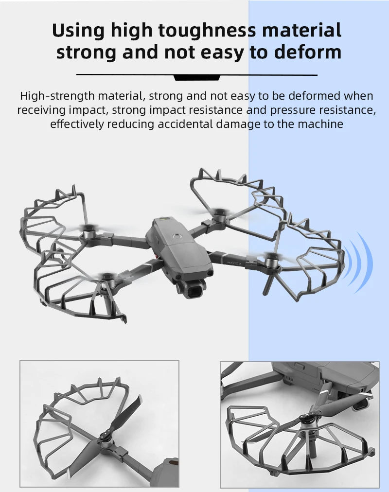 Propeller Guard, Using high toughness material strong and not easy to deform . strong impact resistance and