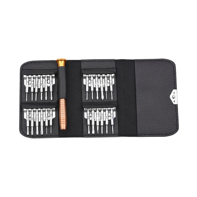 Screwdriver Repair Tool, 1* Screwdriver handle, 24* screwdriver head, 1* case, 48