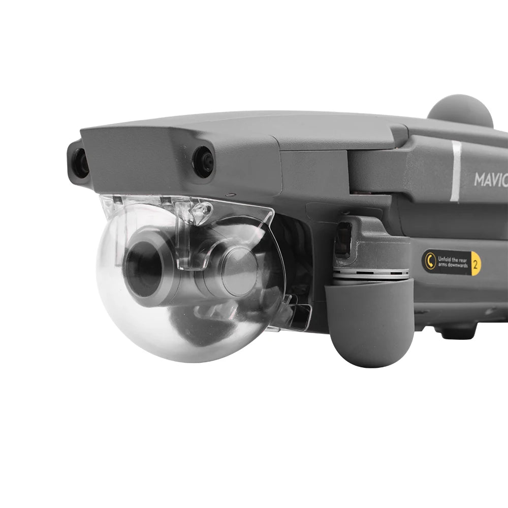 Gimbal عدسة غطاء حامي ل DJI Mavic 2 برو التكبير الطائرة بدون طيار كاميرا قفل استقرار حامي جبل حامل قوس ملحق 17 Gimbal Lens Cap Protector for DJI Mavic 2 pro Zoom Drone .