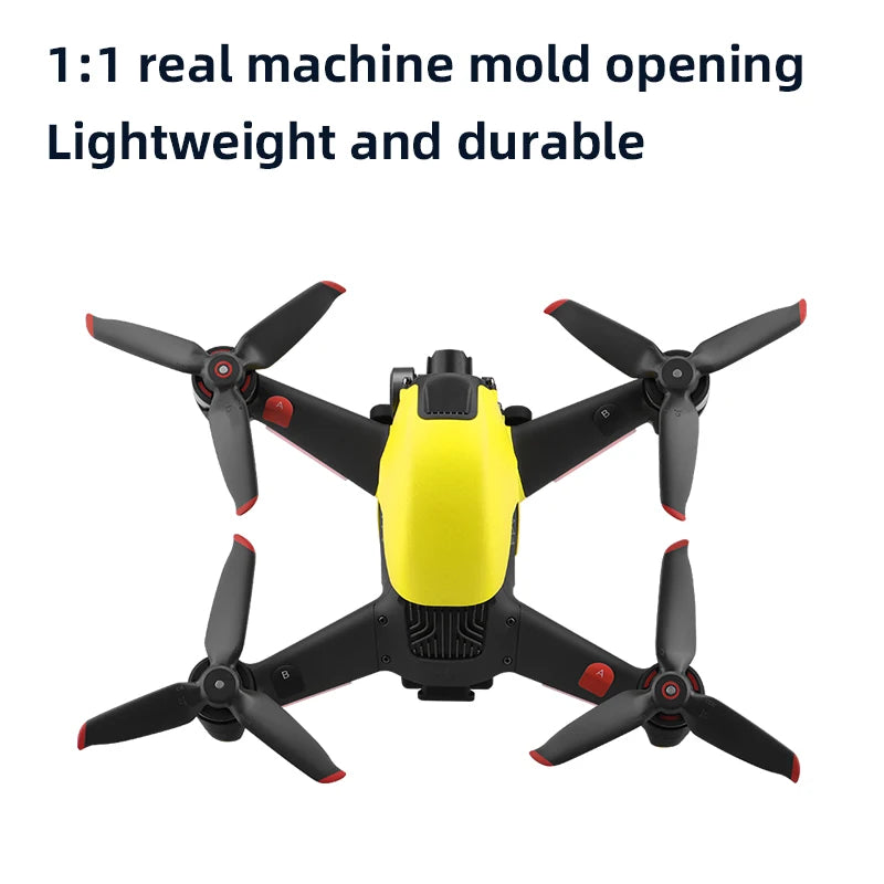 BRDRC غطاء حماية علوي لـ DJI FPV كومبو الغطاء العلوي حافظة الجسم غطاء علوي قابل للاستبدال لملحقات طائرة DJI FPV بدون طيار 15 1:1 real machine mold opening Lightweight and