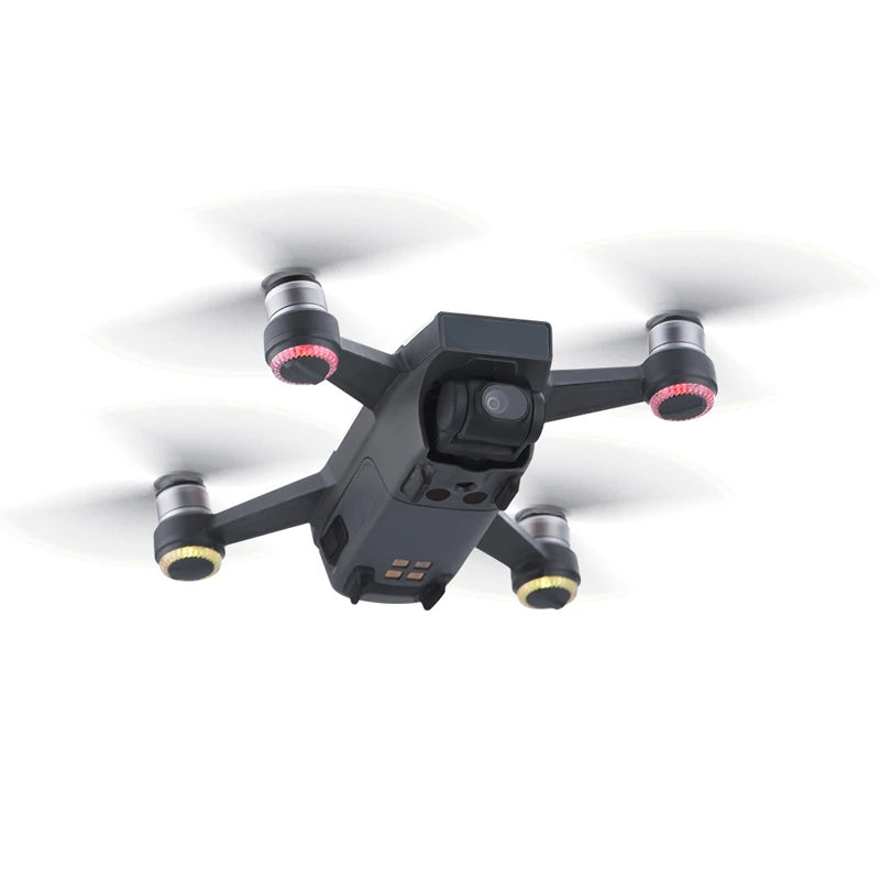 8pcs 4730 Propeller, 4CW 4CCW compatible : Spark drone color 2 : blue red white color 