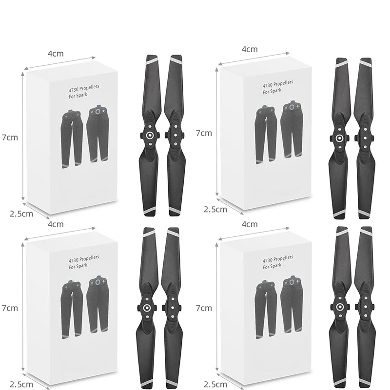 Propeller for DJI Spark Drone, Propellers 4730 4730 Fot Spark 7cm7cm 2.Sc