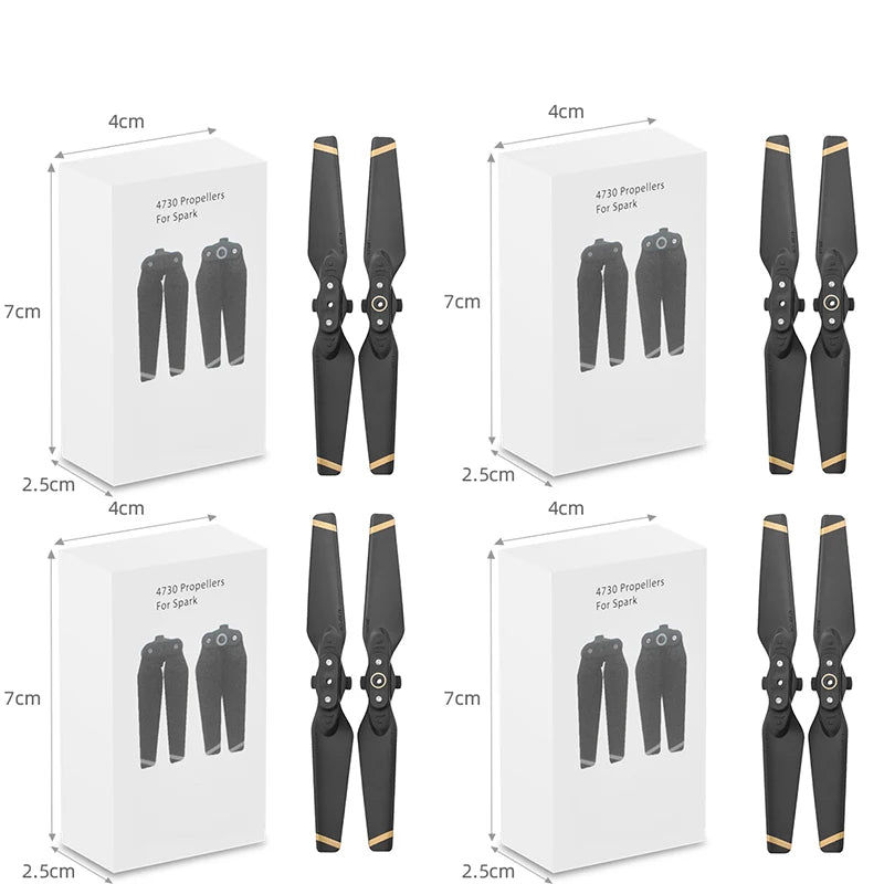 Propeller for DJI Spark Drone, scm 2.Scm 4cm 4730 Propellers 4730 Fo