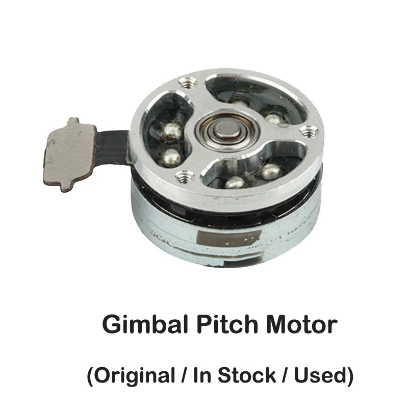 أجزاء انحراف أصلية لمحرك DJI Air 2S - محرك Gimbal YR مع إطار كاميرا تجميع ذراع دوار Yaw مع غطاء غطاء محرك الملعب وكابل PTZ 75 Genuine Gimbal Parts for DJI Air 2S, Gimbal Pitch Motor (Original In Stock Used