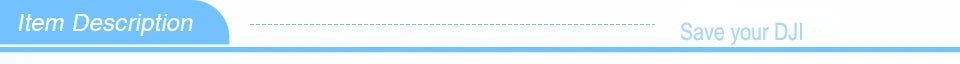 DJI Bracket, Item Description Save your DJ