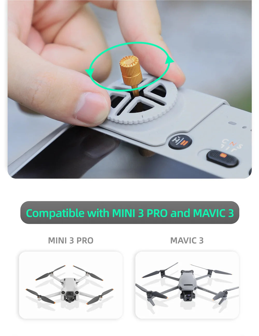 ل DJI Mini 3 Pro التحكم عن بعد Sunhood 2in1 تحكم حامي ل DJI RC غطاء واقٍ مزخرف لهاتف آيفون الشمس هود Mini3 اكسسوارات مجموعة غطاء 29 TENENELE Aircraf operates at 2.4GHz . DJI Mini 3 Pro