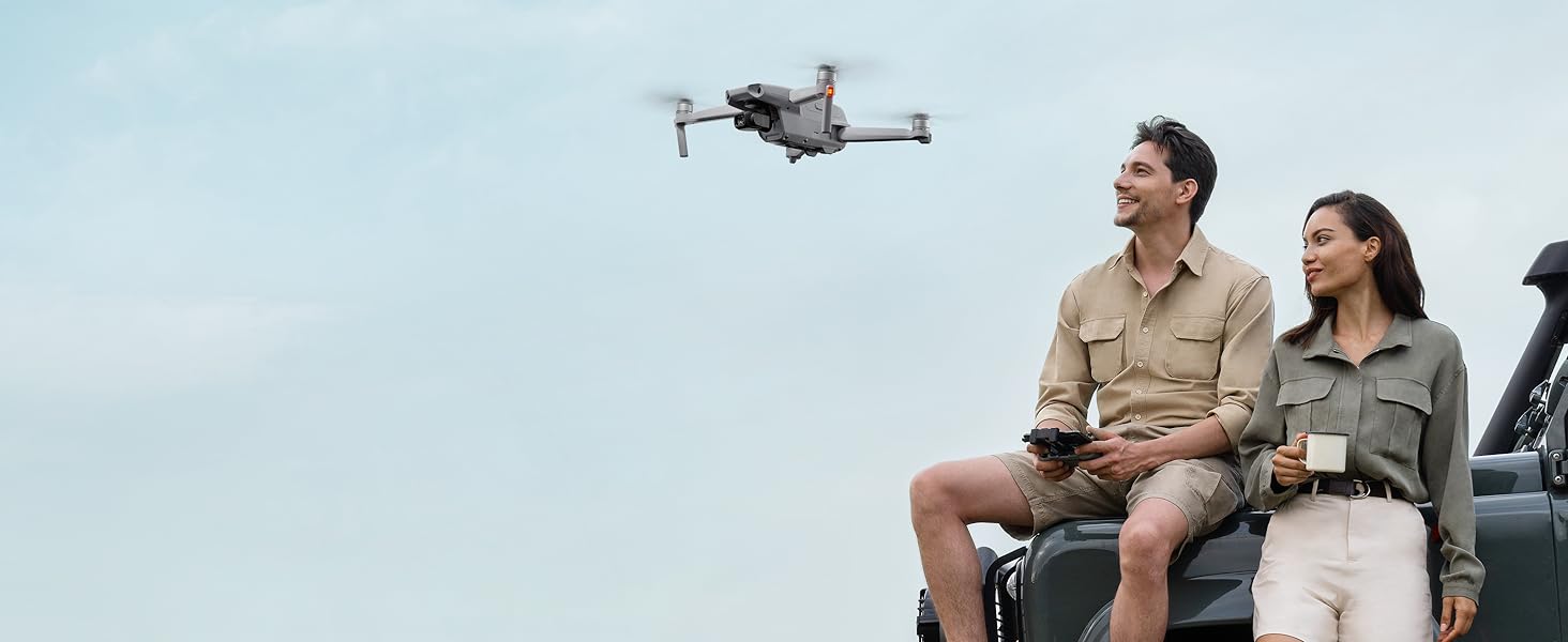 DJI Mavic Air 2 - 48MP Camera, DJI Mavic Air 2, HEVC (H.265) video codec records more image information, uses less storage