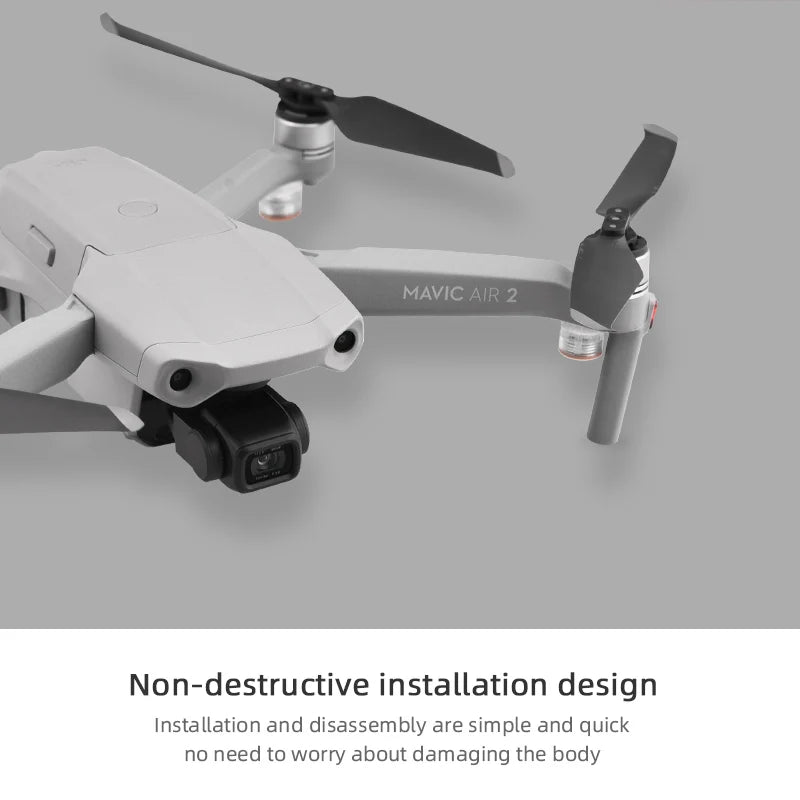 Night Flight LED, MAVIC AIR 2 Non-destructive installation design Installation and disass