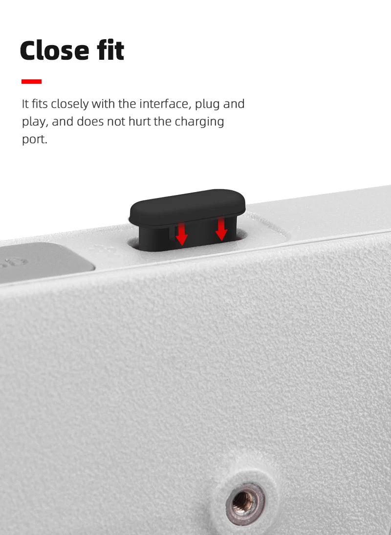 Type-C Dust Plug for DJI Mini 3 Pro, close fit It fits closely with the interface, plug and play, and does not hurt the charging