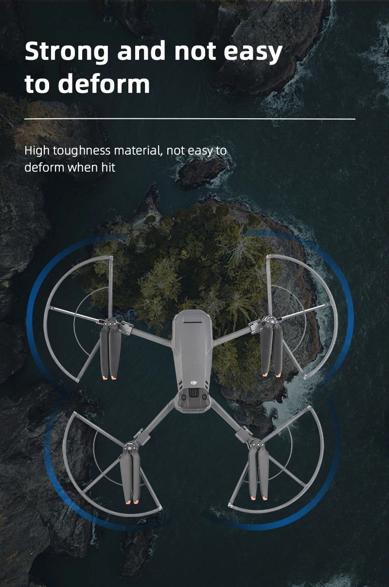 Propeller Guard Protector for DJI Mavic 3 Drone, Strong and not easy to deform High toughness material; not easy deform when hit