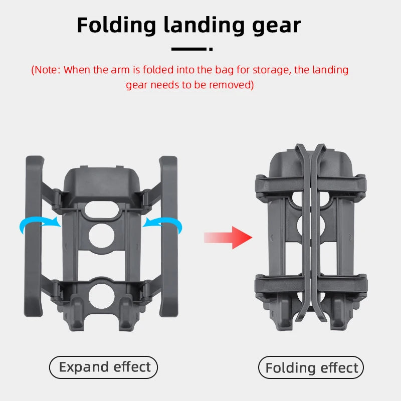 طوي الهبوط ل DJI Mavic 3/3 الكلاسيكية الارتفاع موسع طويل الساق القدم Gimbal كاميرا حامي حامل ملحقات طائرة بدون طيار 13 Foldable Landing Gear, folding landing gear (Note: When the arm is folded into the bag for storage, the