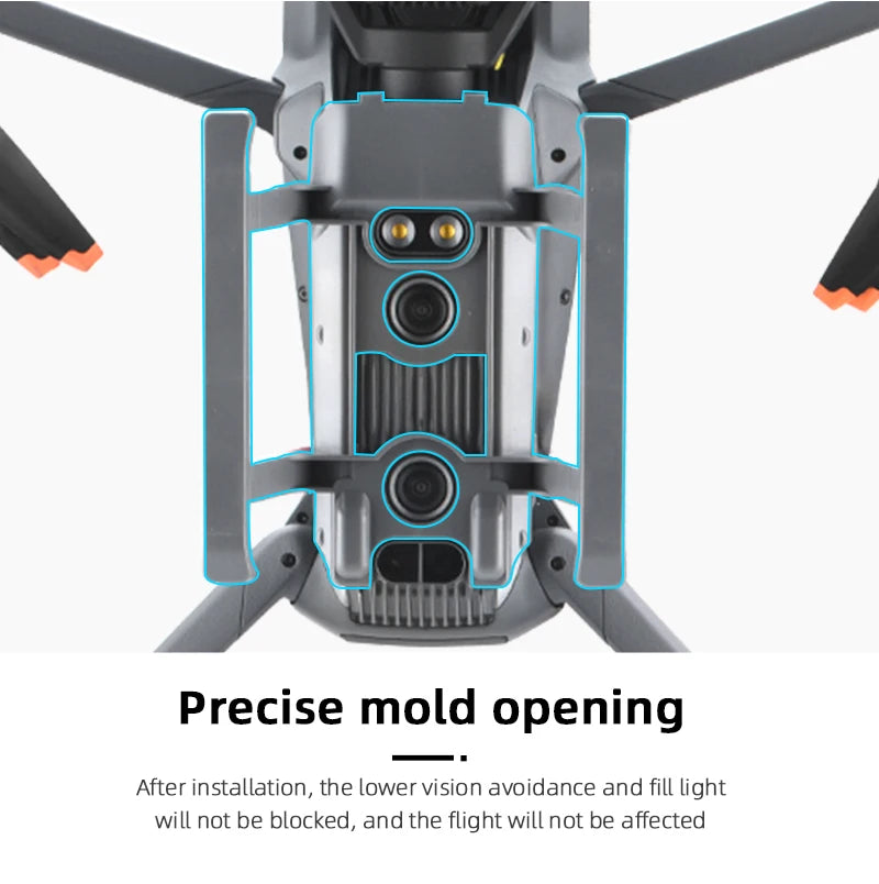 Landing Gear for DJI Mavic 3/3 Classic Drone, lower vision avoidance and fill light will not be blocked . and the flight will be affected