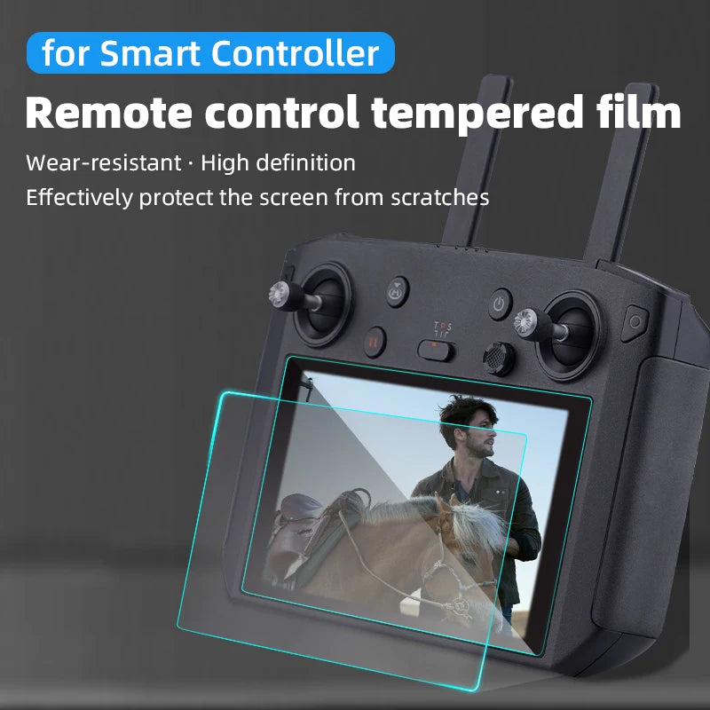 9H الزجاج المقسى فيلم RC شاشة طبقة رقيقة واقية ل DJI MINI 3 PRO/Mavic 3/Mavic 2 Pro Zoom Drone التحكم عن بعد مع الشاشة 12 for Smart Controller tempered film Wear-resistant High definition Effectively protect the screen from scratches
