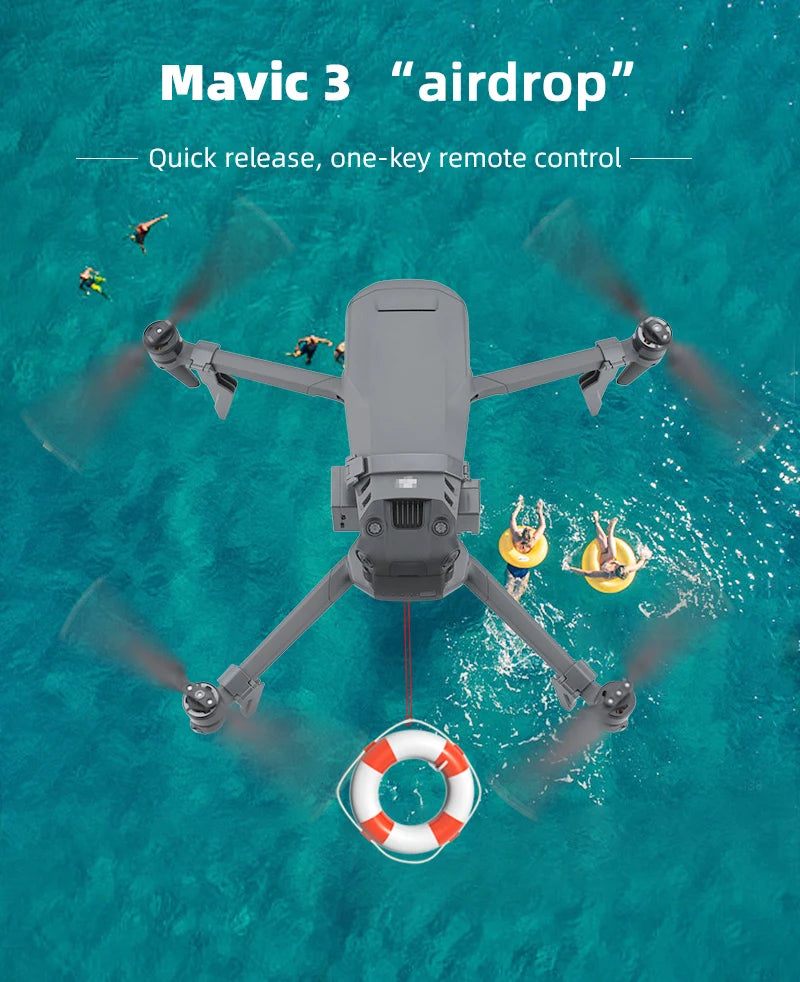 Mavic 3 "airdrop" Quick release, one-key remote