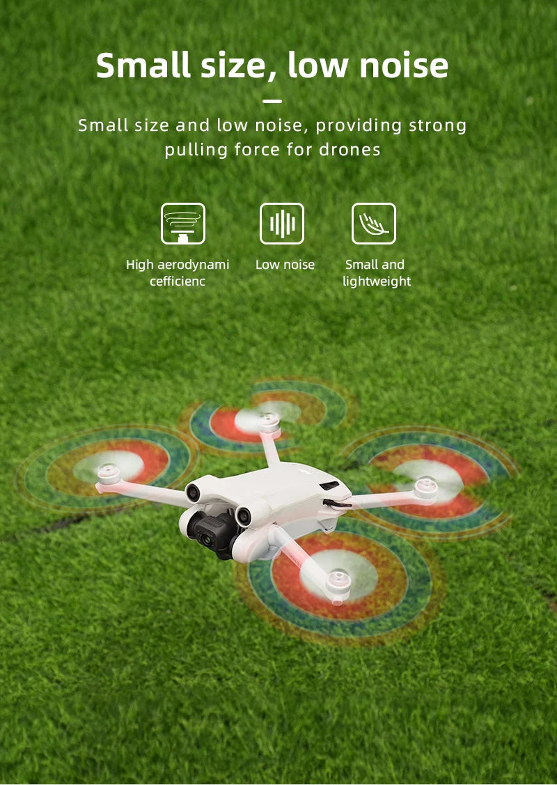 16PCS Replacement Propeller, small size, low noise, providing strong pulling force for drones High aerodynami Low