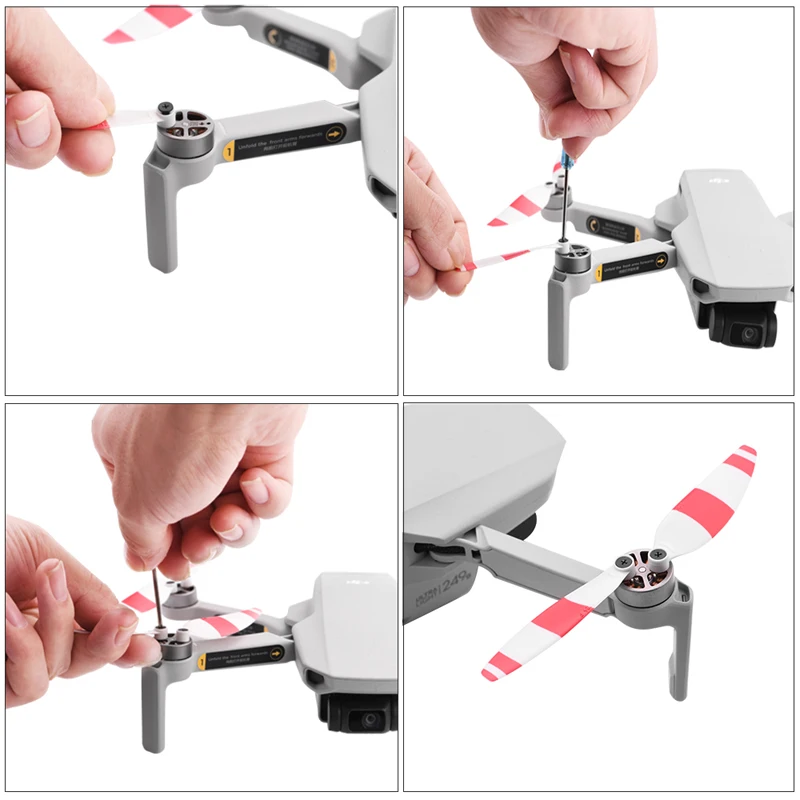 16 قطعة لـ DJI Mavic Mini 2/SE Drone 4726 المروحة استبدال الدعائم شفرة خفيفة الوزن مراوح الجناح أجزاء Dji mini 2/SE ملحق 38