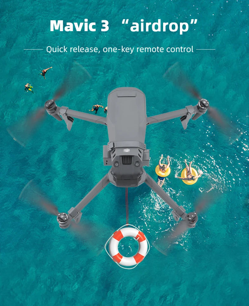 Mavic 3 "airdrop" Quick release, one-key remote