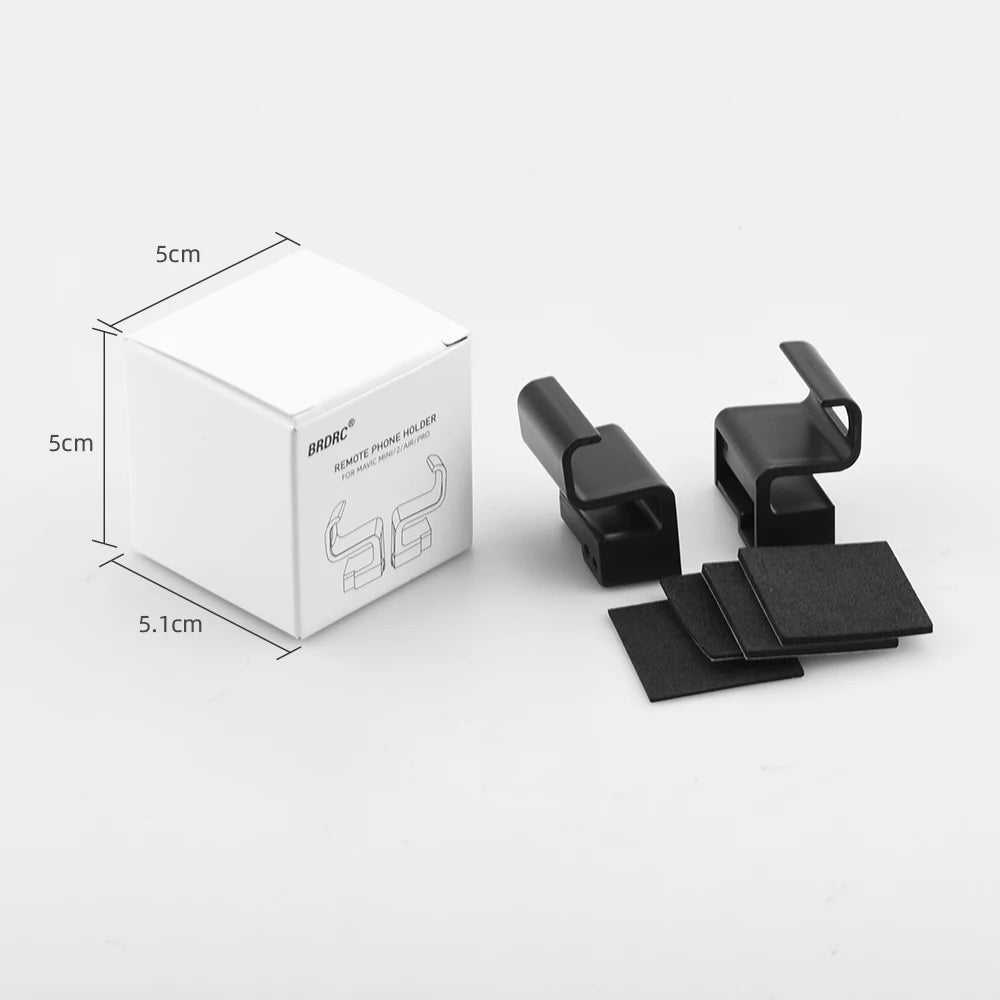حامل الهاتف المحمول المحمول ل DJI Mavic Mini/SE قاعدة تركيب مزودة بمشبك حامل هاتف دعامة حامل ل DJI Mavic 2 Pro Zoom ملحقات طائرة بدون طيار 10 Portable Cellphone Holder, designed to lock the mobile phone horizontally, so your mobile phone holds firmly to the controller