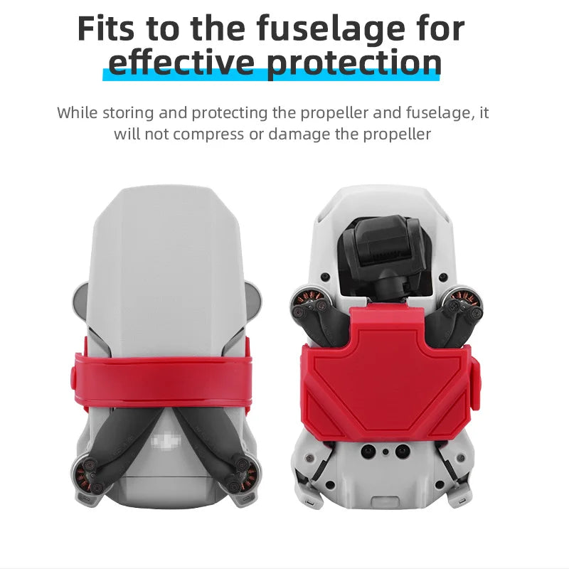 Fits to the fuselage for effective protection . will not compress or damage the propeller