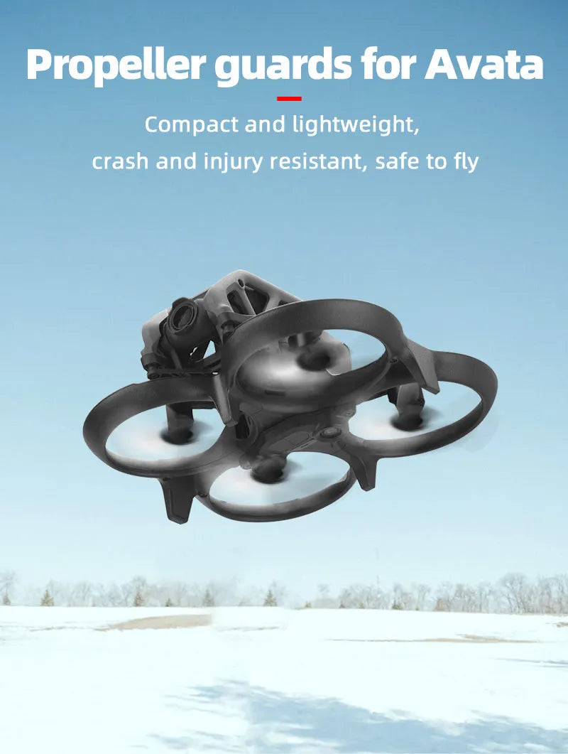 Propeller Guard for DJI AVATA, Propeller guards for Avata Compact and lightweight, crash and injury resistant, safe