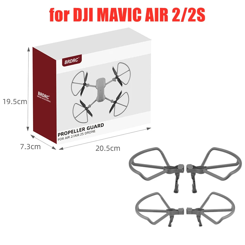 Propeller Guard for DJI Mavic Air 2/2S Drone Protective Cover for mavic air2/Mavic Air 2S Accessories with Foldable Landing Gear 17 DJI MAVIC AIR 2/2S 19.5cm 7.3cm 20