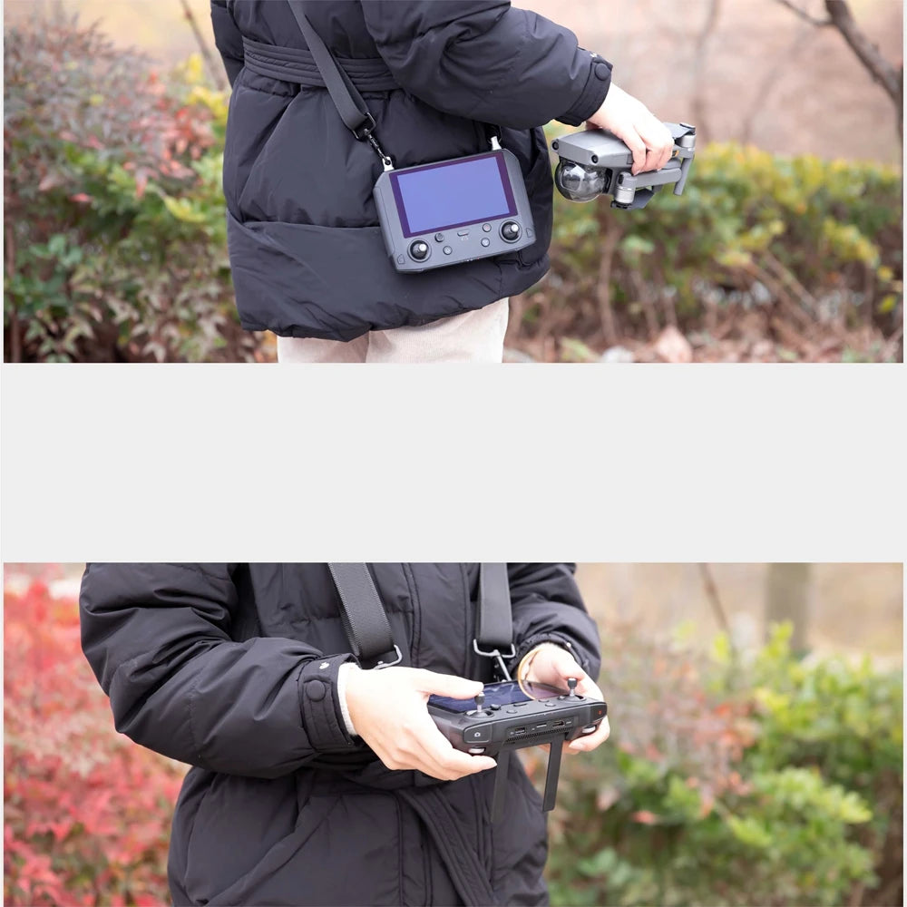 the lanyard is widened to increase the force area, for comfortable using .