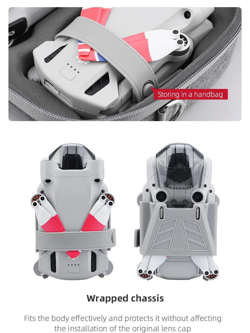Propeller Stabilizer Holder for DJI Mini 3 PRO, brdR Wrapped chassis Fits the body effectively and protects it without affecting the