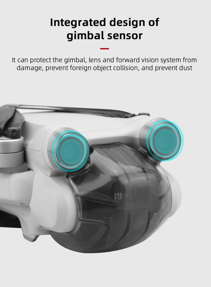 Propeller Stabilizer Holder for DJI Mini 3 PRO, Integrated design of gimbal sensor It can protect the camera, lens and forward vision