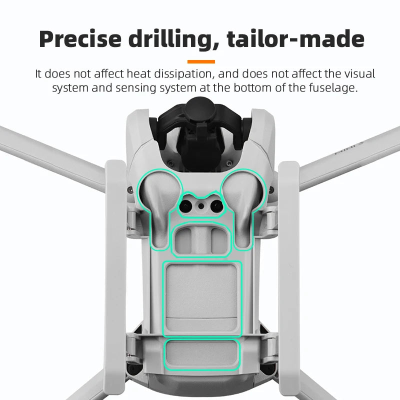Foldable Landing Gear, heat dissipation does not affect the visual system and sensing system at the bottom