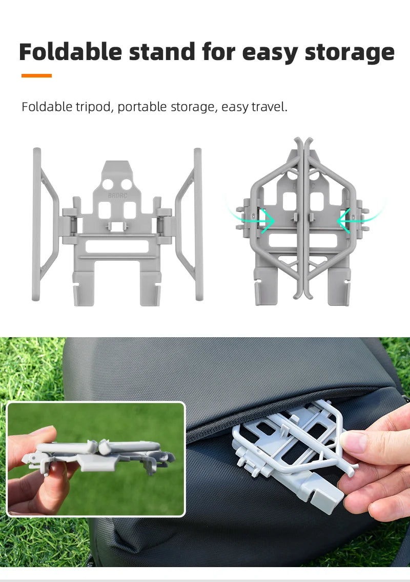 Landing Gear for DJI MINI 3 Pro, AfVRC 77 foldable tripod, portable storage, easy travel . Af