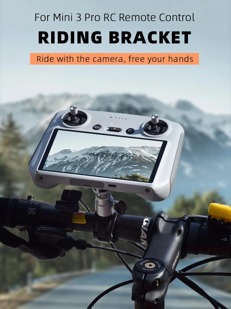 Free your hands for Mini 3 Pro RC Remote Control RIDING BRACKET Ride with