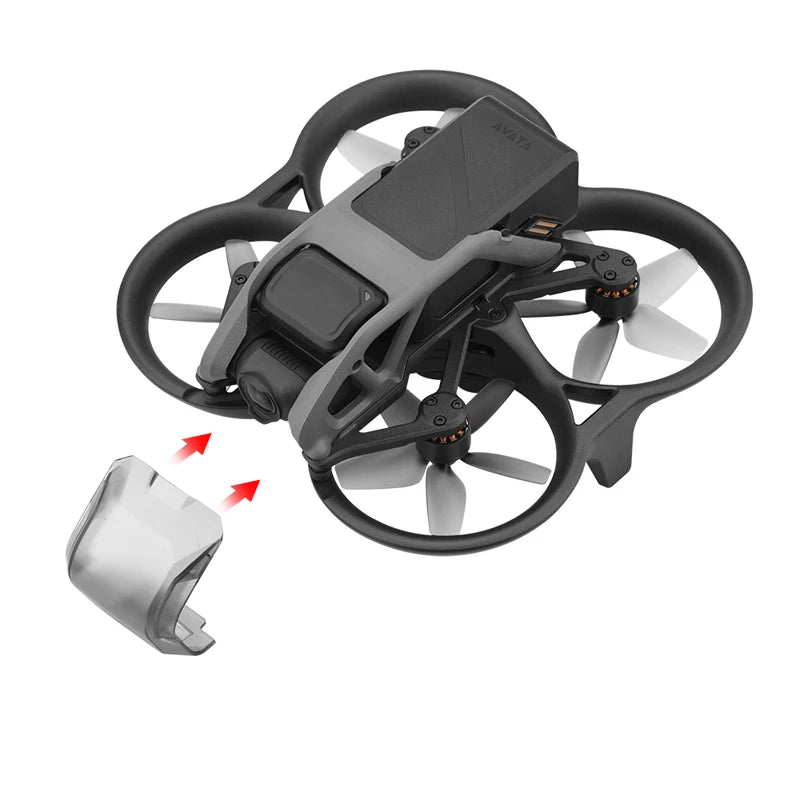 غطاء عدسة لـ DJI AVATA - غطاء عدسة للكاميرا بدون طيار واقي كوادكوبتر مقاوم للغبار لملحقات الطائرة بدون طيار DJI AVATA 10 Lens Cover for DJI AVATA, Lens Cap Drone Camera Dust-proof Quadcopter Protector for DJI AVATA