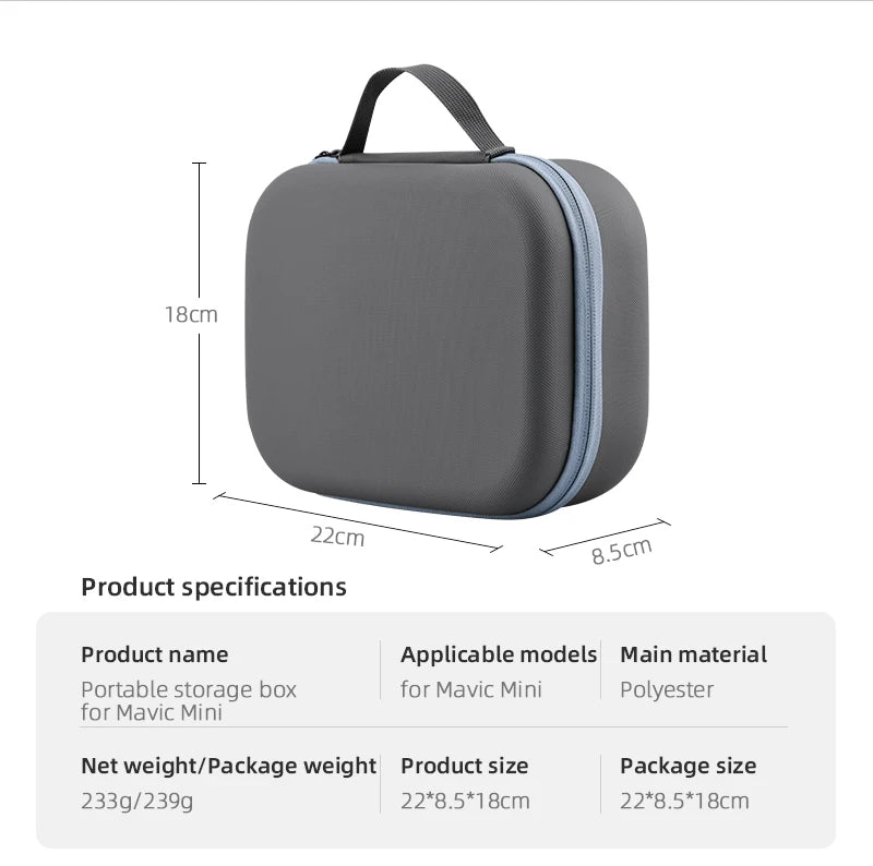 18cm 22cm 8.5cm Product name Applicable models Main material Portable