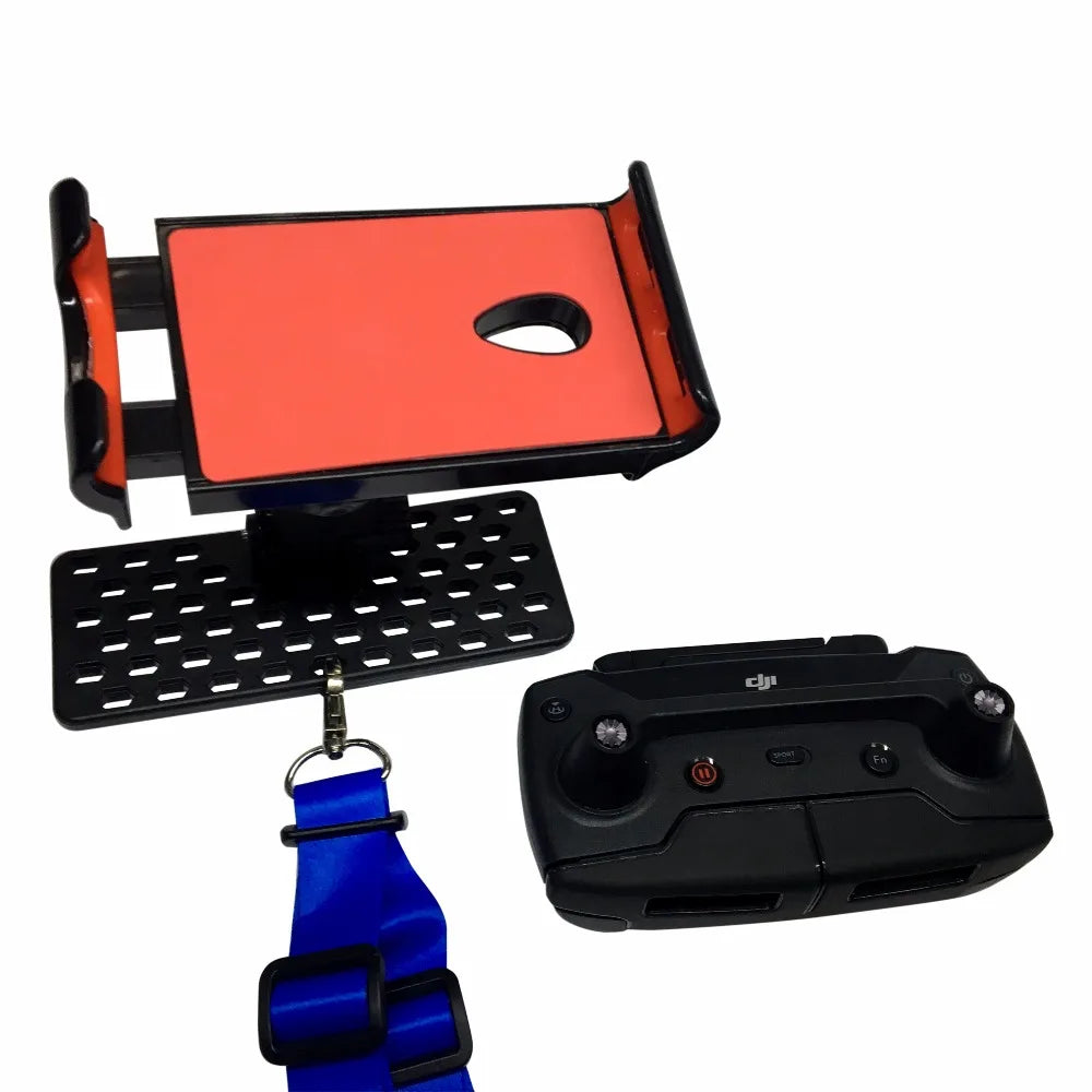 حامل هاتف 3 في 1 للكمبيوتر اللوحي DJI Mavic Pro Air Spark Mavic 2 Zoom Drone تحكم عصا التحكم أجزاء حزام الحبل 8 package include:1pcs tablet bracket, 1pc's joystick guard,