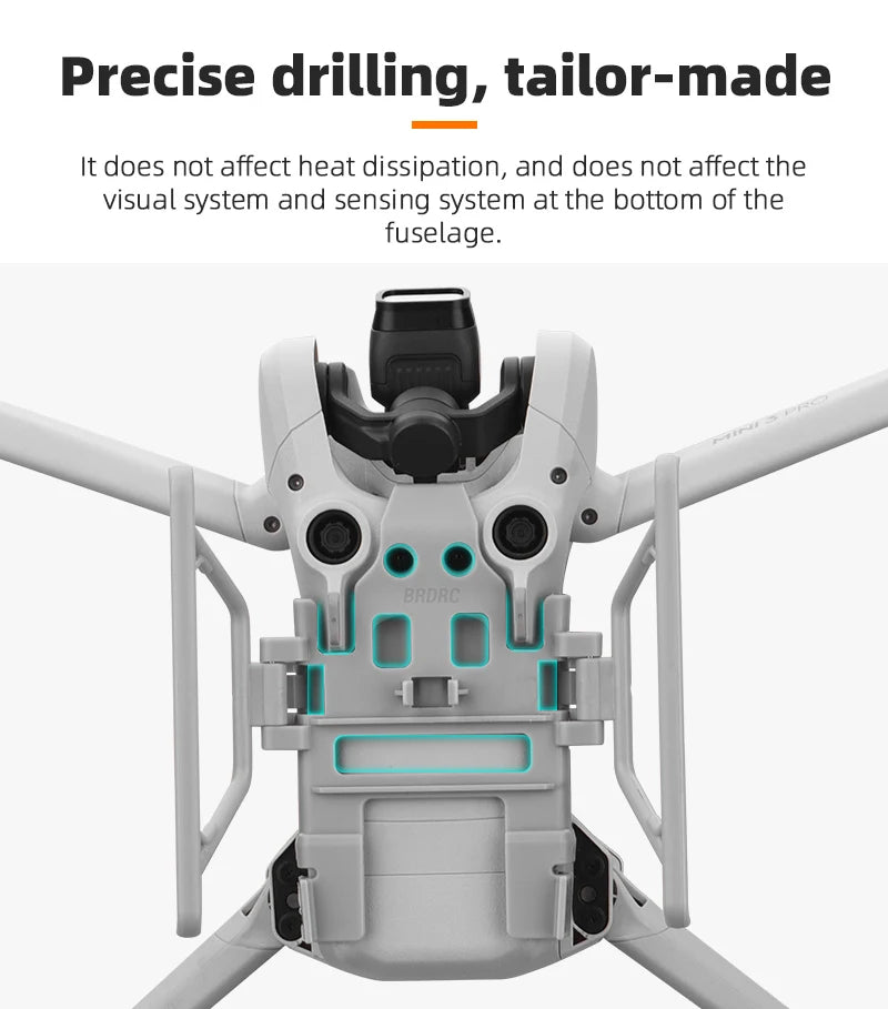 Propeller Holder, BRDRC does not affect heat dissipation, and does not impact the visual