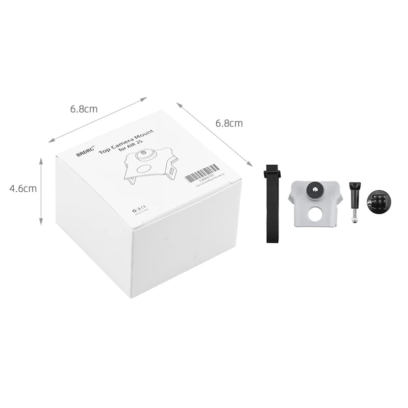 Equipped with a 1/4 screw, which can be connected to OSMO ACTION, In