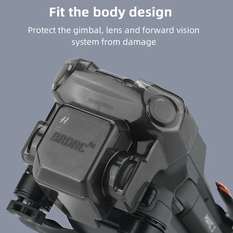 Lens Cap Gimbal Holder Case for DJI Mavic 3 Drone, Fit the body design Protect the gimbal; lens and forward vision system from damage 